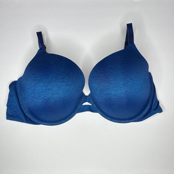Victoria’s Secret blue heathered padded perfect coverage bra 38DD - Picture 7 of 7